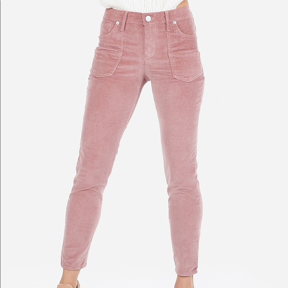 Express Denim - NWT Express Mid Rise Corduroy Front Pocket Jeans